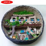 تابلو تزئینی روستایی گرد