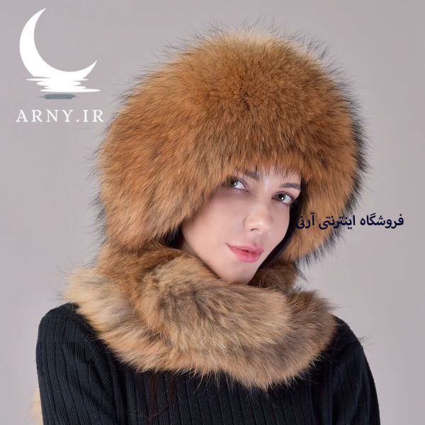 کلاه پوست ناز رنگی - Image 6