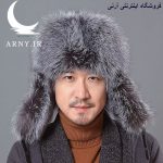 کلاه روسی خاکستری و مشکی