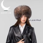 کلاه پوست روسی قهوه ای تیره - Image 2