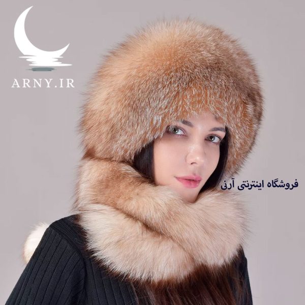 کلاه پوست ناز رنگی - Image 2
