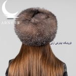 کلاه پوست روسی قهوه ای تیره - Image 3