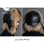 کلاه پوست روسی جذاب خاکستری - Image 6