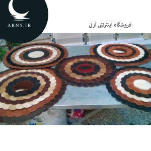 رومیزی گرد تزئینی