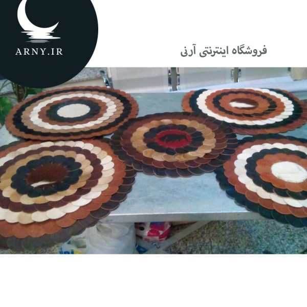 رومیزی گرد تزئینی