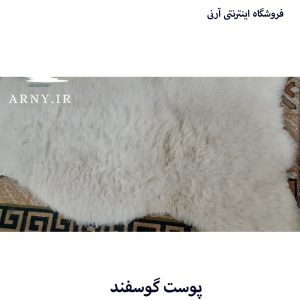 پوست گوسفند سفید کدN13 1 پوست گوسفند