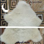 پوست گوسفند سفید کدN7 - Image 6
